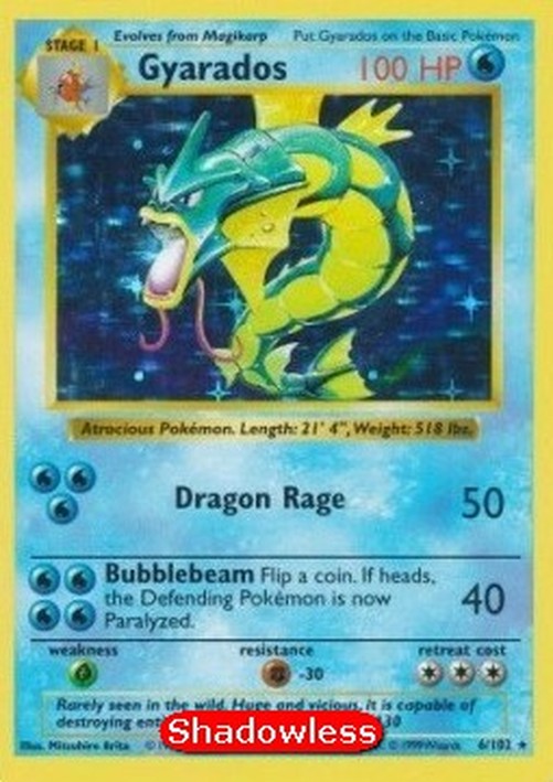 Pokemon Gyarados  (BS 6)