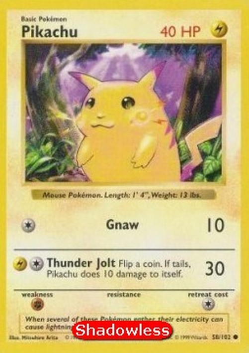 Pokemon Pikachu  (BS 58)