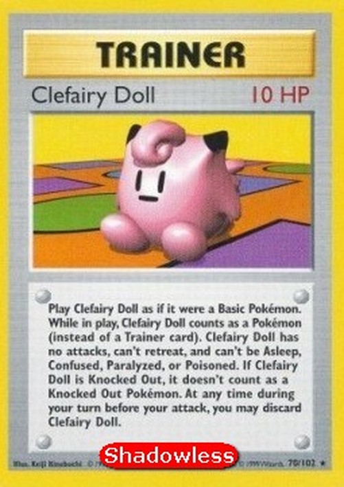 Pokemon Clefairy Doll (BS 70)