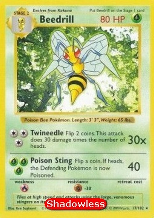 Pokemon Beedrill (BS 17)