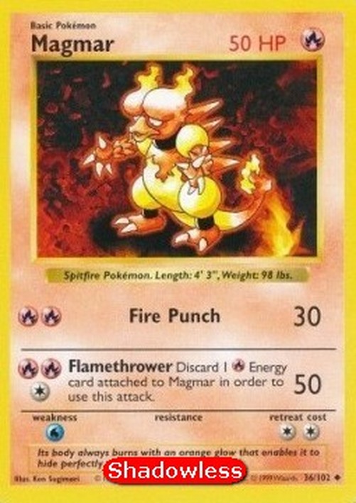 Pokemon Magmar (BS 36)