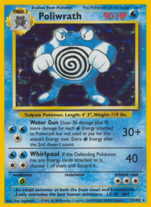 Pokemon Poliwrath  (BS 13)