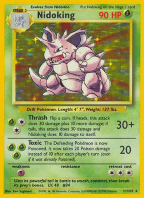 Pokemon Nidoking  (BS 11)