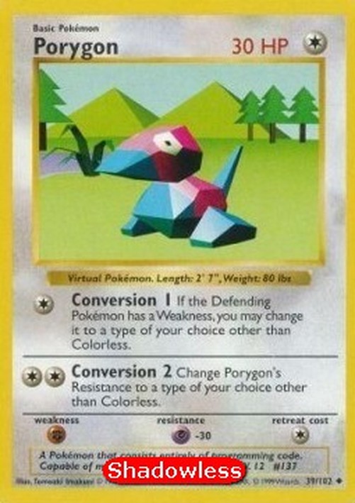 Pokemon Porygon  (BS 39)