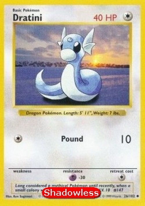 Pokemon Dratini  (BS 26)