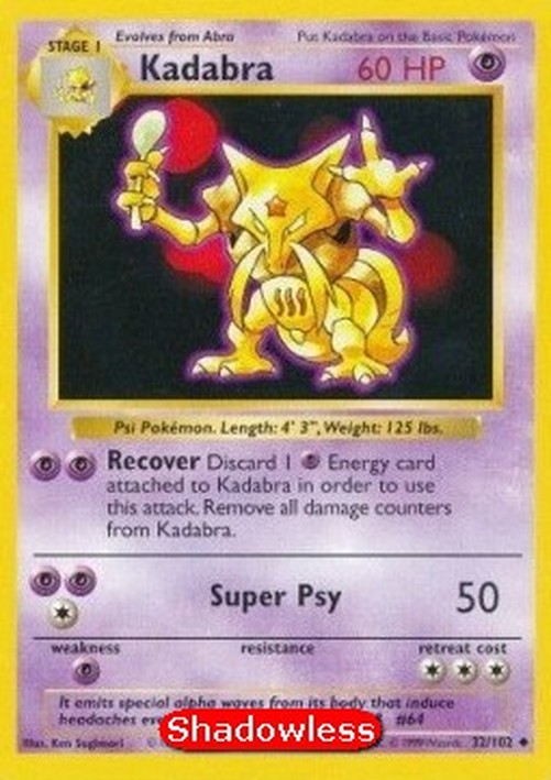 Pokemon Kadabra  (BS 32)
