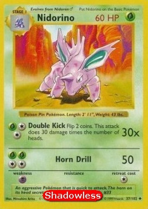 Pokemon Nidorino  (BS 37)
