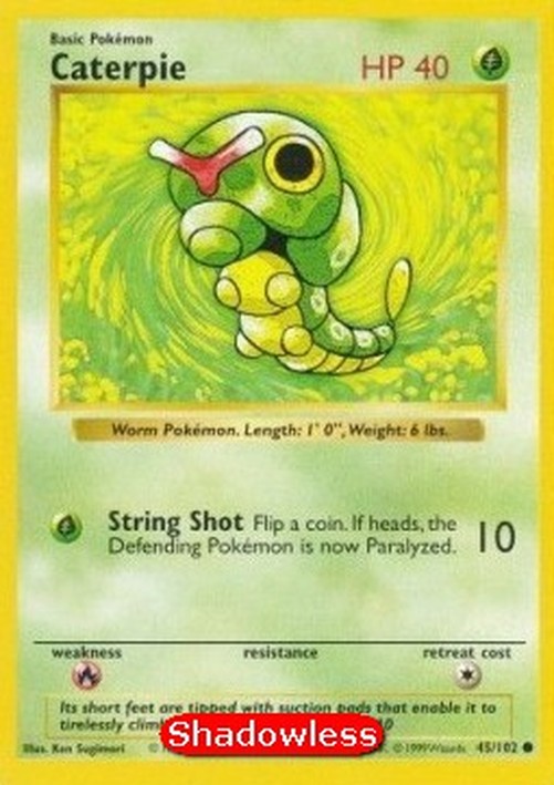 Pokemon Caterpie (BS 45)