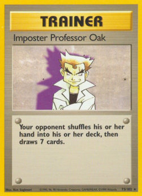 Pokemon Imposter Professor Oak (BS 73)