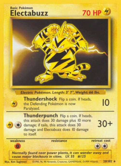 Pokemon Electabuzz (BS 20)