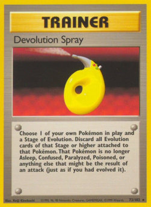 Pokemon Devolution Spray (BS 72)