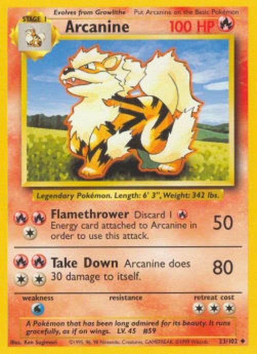 Pokemon Arcanine (BS 23)