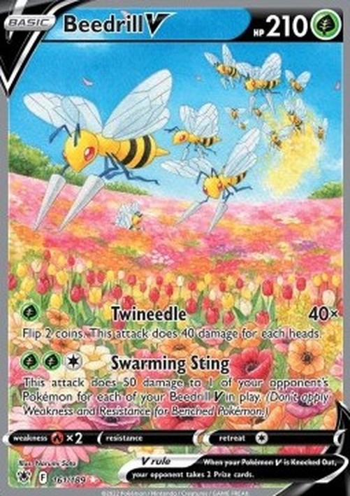 Pokemon Beedrill V  (ASR 161)