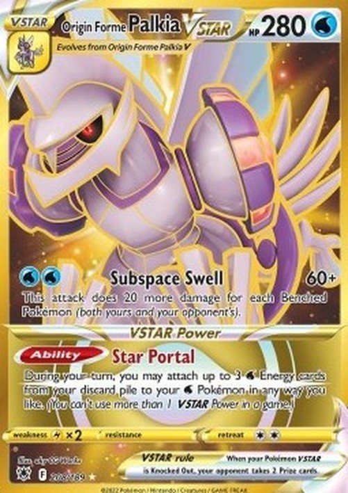 Pokemon Origin Forme Palkia VSTAR (ASR 208)