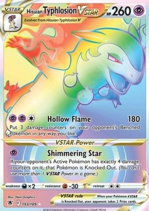 Pokemon Hisuian Typhlosion VSTAR (ASR 193)