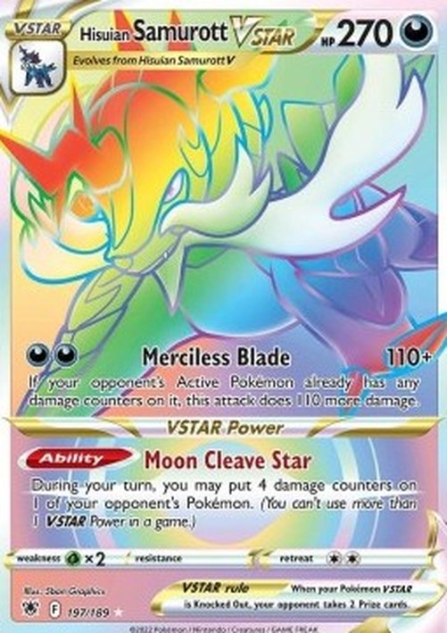 Pokemon Hisuian Samurott VSTAR  (ASR 197)