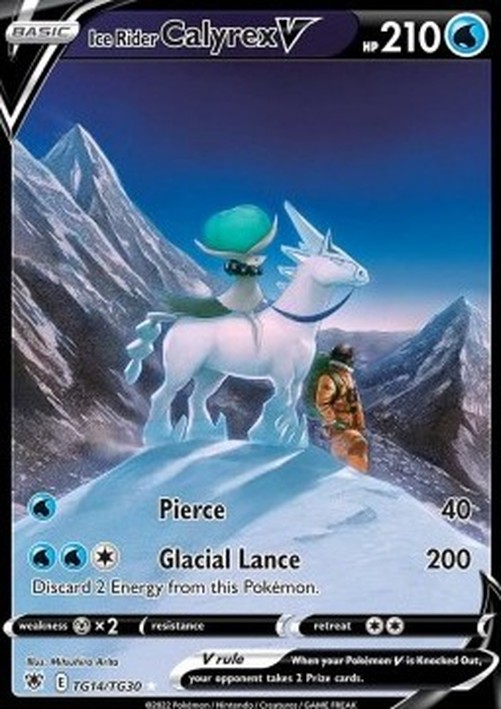Pokemon Ice Rider Calyrex V  (ASR TG14)