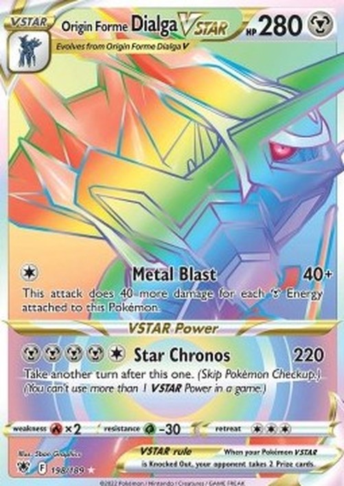 Pokemon Origin Forme Dialga VSTAR  (ASR 198)