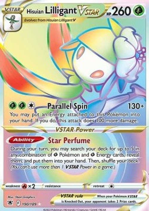 Pokemon Hisuian Lilligant VSTAR  (ASR 190)