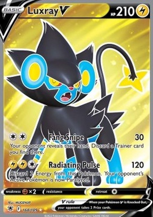 Pokemon Luxray V  (ASR 168)