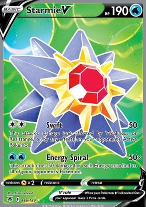 Pokemon Starmie V  (ASR 166)
