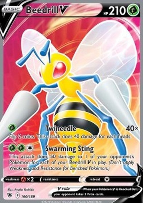 Pokemon Beedrill V  (ASR 160)