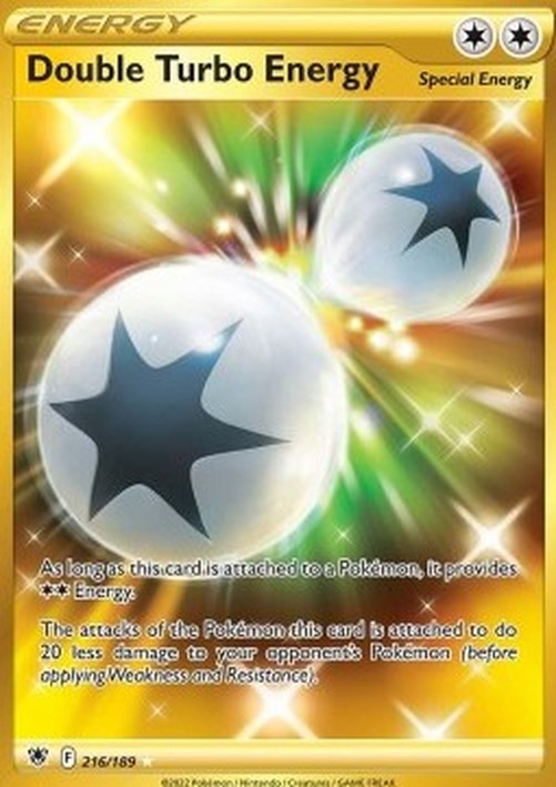 Pokemon Double Turbo Energy (ASR 216)