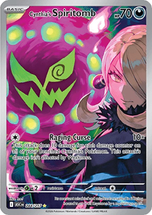 Pokemon Cynthia's Spiritomb (ASC 244)