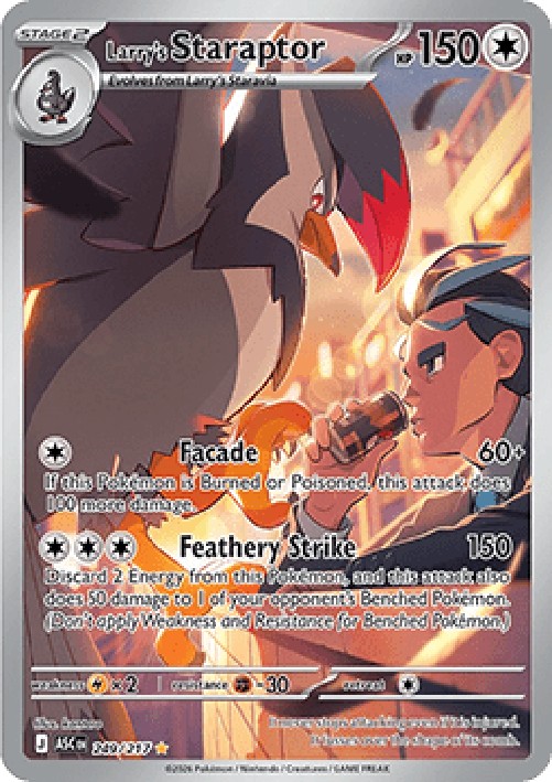 Pokemon Larry's Staraptor  (ASC 249)