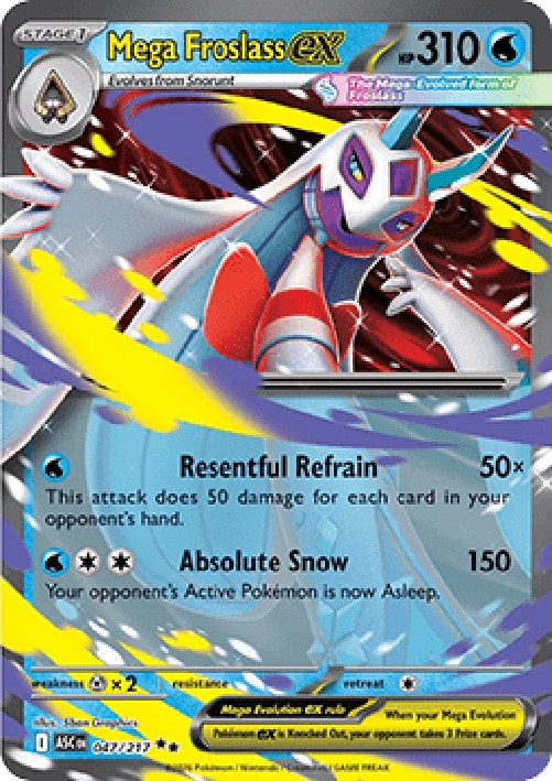 Pokemon Mega Froslass ex  (ASC 047)