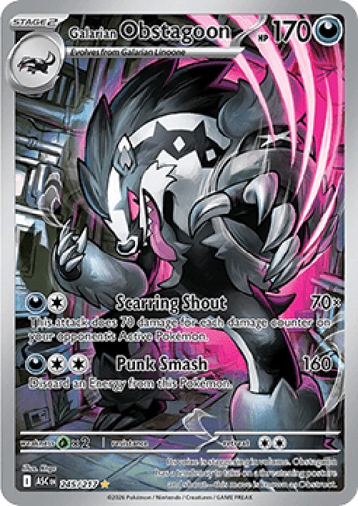 Pokemon Galarian Obstagoon  (ASC 245)