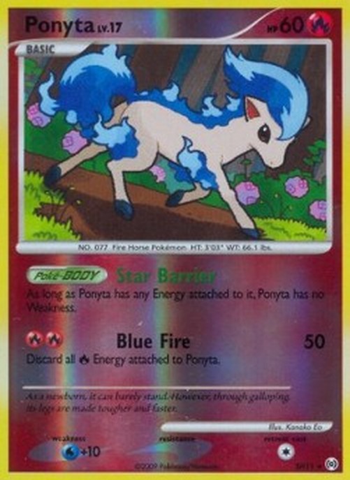 Pokemon Ponyta Lv.17  (AR SH11)