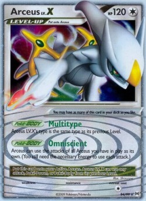 Pokemon Arceus LV.X  (AR 94)