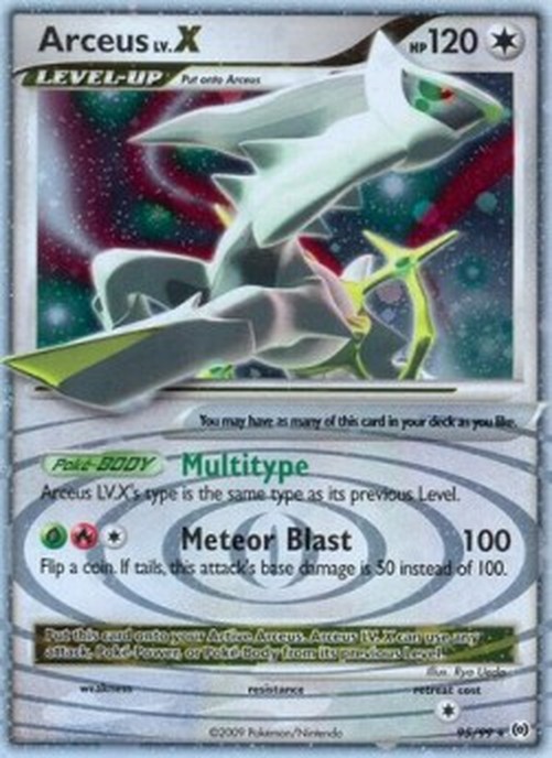 Pokemon Arceus LV.X (AR 95)