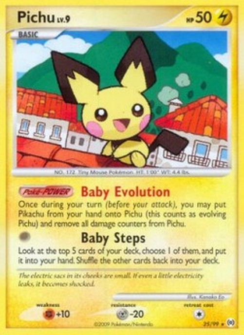 Pokemon Pichu Lv.9 (AR 25)