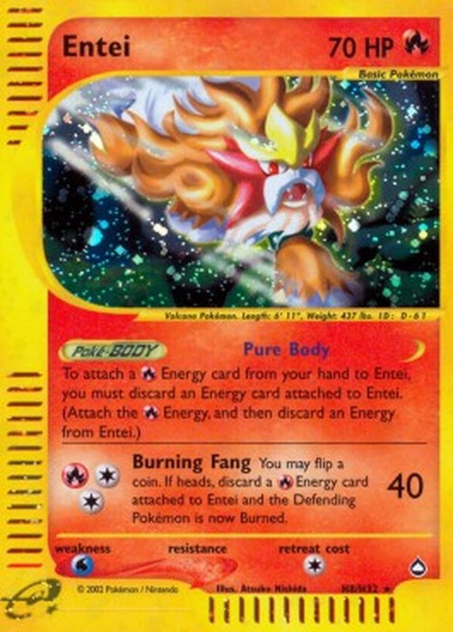 Pokemon Entei (AQ H8)