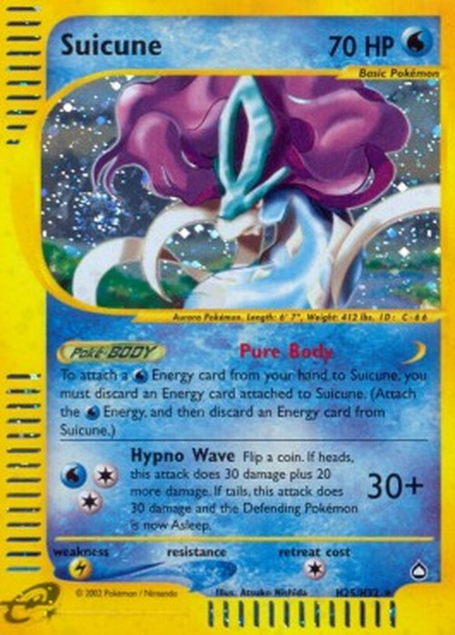 Pokemon Suicune  (AQ H25)