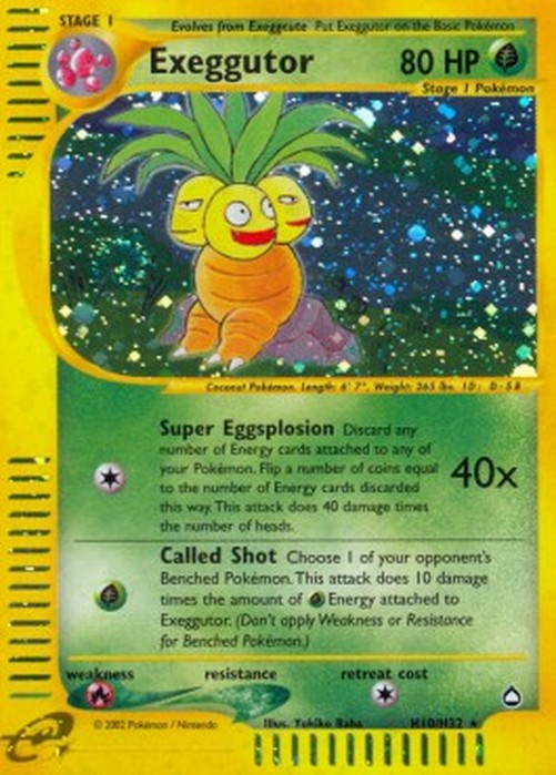 Pokemon Exeggutor  (AQ H10)