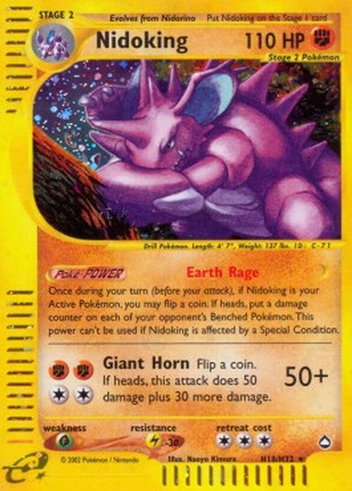 Pokemon Nidoking  (AQ H18)