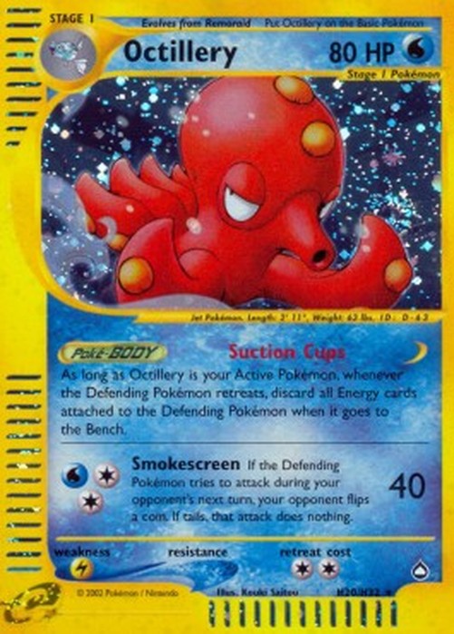 Pokemon Octillery  (AQ H20)