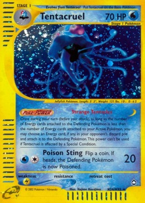 Pokemon Tentacruel  (AQ H26)