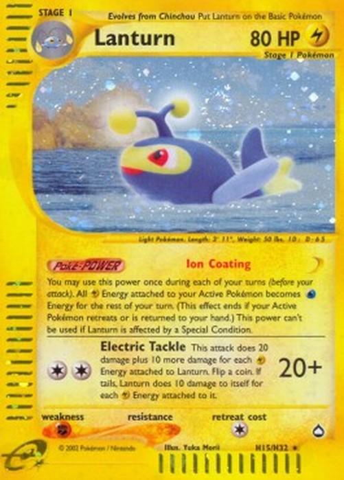 Pokemon Lanturn (AQ H15)