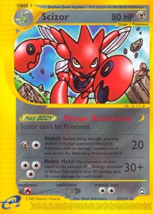Pokemon Scizor (AQ 32)