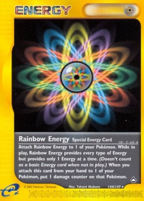 Pokemon Rainbow Energy (AQ 144)