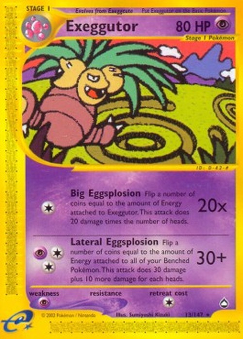 Pokemon Exeggutor (AQ 13)