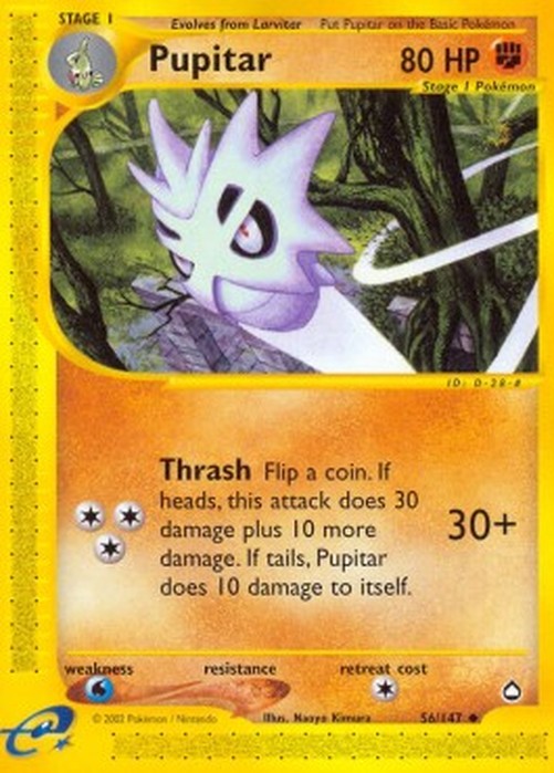 Pokemon Pupitar (AQ 56)