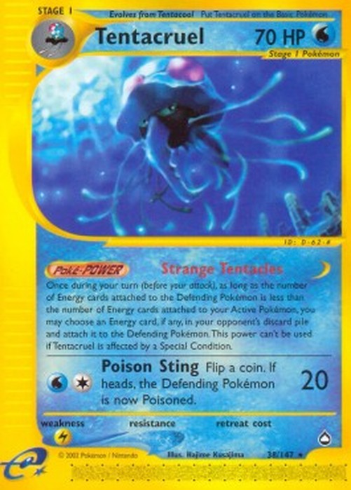 Pokemon Tentacruel  (AQ 38)