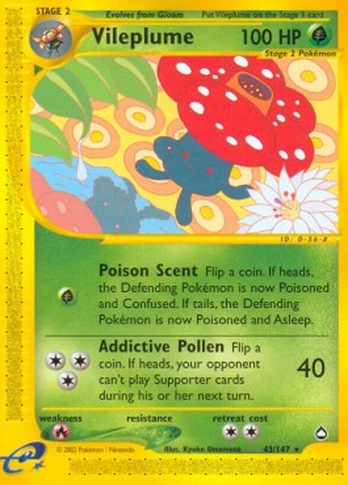 Pokemon Vileplume (AQ 43)