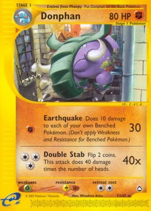 Pokemon Donphan  (AQ 7)