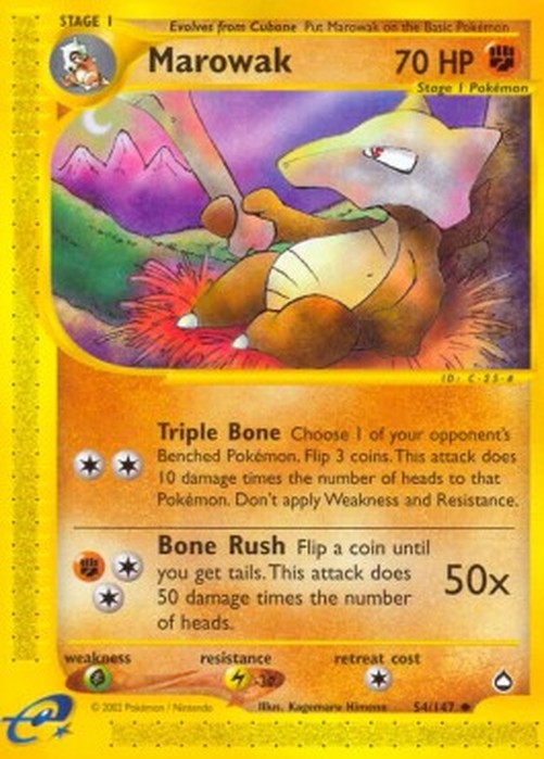 Pokemon Marowak (AQ 54)